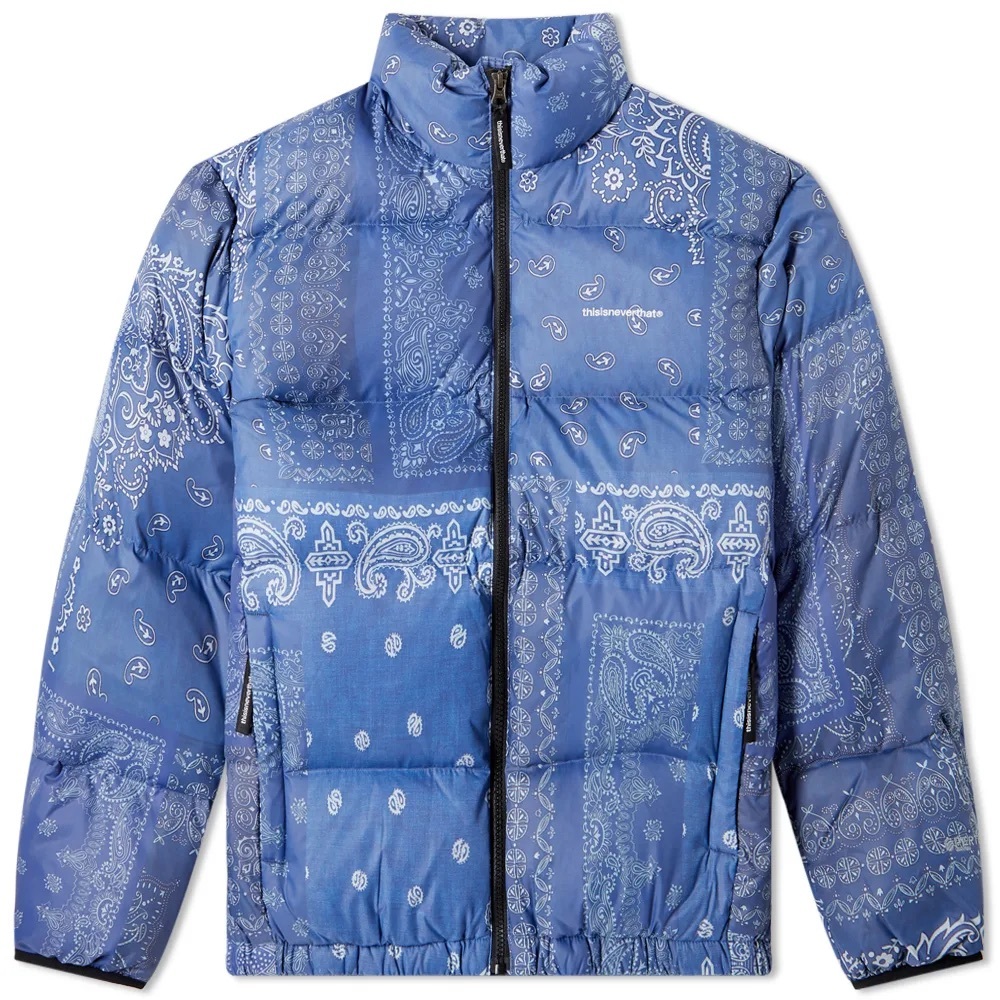 Paisley puffer jacket